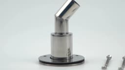 Straight Thru Hull Exhaust Skin 316 Stainless Steel Exhaust Tube Fitting Kit Fitting 24mm Tube Pipe for Diesel Parking Heater