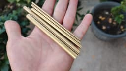 H62 Brass Rods 2-8mm X 100mm, Knife Pins Round Bolts for Knife Handle, DIY Knife Making Fittings Hardware, Metal Dowel Pins