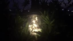 6Pcs/lot Hanging Solar Mason Jar Lid Lights 10 20 Leds Garden String Lights Outdoor Waterproof Solar Fairy Lights For Patio Lawn