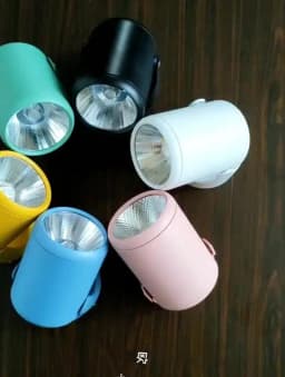 Dimmable Macaroon 180°Rotation Surface Mounted LED Downlight 10W15W20W24W COB Ceiling Lamp AC85~265V Spotlight Indoor Lighting