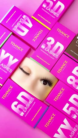 TDANCE W Shape Lash Soft Handmade 3d 4d 5d 6d 8d Premade Volume Fan C D 0.07MM Eyelashes Extension