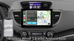 Android 16 Carplay Auto Car Radio Multimedia Player For Honda CRV CR-V 2012-2016 WIFI+4G DSP Autoradio Stereo 2din Head Unit