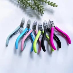 New Nail Cuticle Scissors Manicure Remover Dead Skin Nippers Stainless Steel Cuticle Cutters Fingernail Clipper Silicone Handle