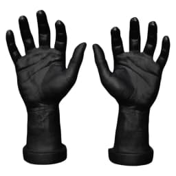 2pcs Realistic Mannequin Hands Accessory for Nail Practice and Store Displays X3UD