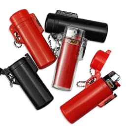 Waterproof Lighter Case High Grade Plastic Gas Oil Lighters Sleeve for BIC J3 Lighter Smoking Accessories Men's Gadget Gift