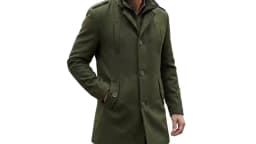 New Men's Autumn/Winter Trench Coat - Double-Layered with Multi-Pockets | Practical Streetwear & Business Casual Jacket Mans