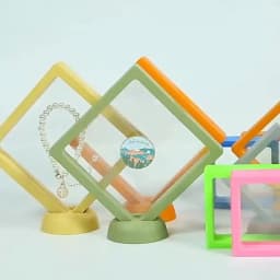 Jewelry Display Elastic Box Transparent PE Film Ring Earring Case Bracelet Necklace Storage Box Non-oxidized for Jewelry 1 Pcs