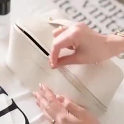 Makeup Organizer Female Toiletry Kit Bag Make up Case Storage Pouch Luxury Lady Box, Cosmetic Bag, Organizer Bag for Travel Zip