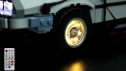 LED Light Kit Building Blocks For LEGO 10300 Back to the Future Time Machine (Only Light Kit Included)