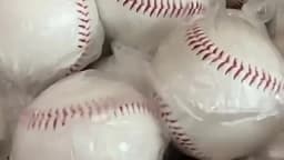 12 Pcs Nine Inches Baseball Softball Hardball Training Balls Handmade Baseballs Hard&Soft Baseball Outdoor Practice Team Game