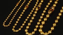 Custom Size 7-40inch 8mm/10mm/12mm Cool Gold Color 316L Stainless Steel Ball Link Chain Necklace Party Gift for Women Men