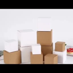 100pcs Brown Kraft Paper Box For Packaging Handmade Soap Packing Box Small Gift Package Party Craft Gift Boxes