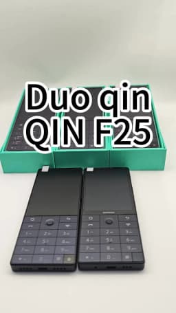Qin F25 No Camera Dual SIM Touch Screen MTK8786 Android 14 3.54 Inch 6GB +128GB Google 2700mAh Bluetooth Battery 640*960 Phone