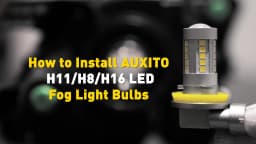AUXITO 2Pcs H11 H8 Fog LED Lamp Bulbs Light Canbus H9 H10 9145 9140 9006 HB4 No Error DRL Daytime Running Car Lamp 3000K Yellow