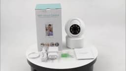 1080P Wireless WiFi Security Camera Home CCTV baby Monitor Full-Color Night Vision Automatic Tracking Two-Way Audio ICSEE