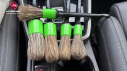 AUTOBRIGHT Car Wash Brush Set 5pcs Cleaning Brush Set Air Outlet Soft Bristle Interior Detail Brush Acid and Alkali Resistant