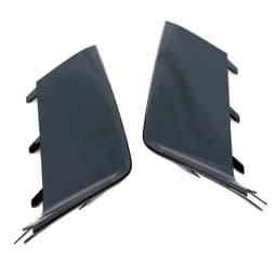 Front Lower Bumper Fog Light Lamp Cover Strip Molding Decorative Lid For Audi RS6 2011-2018 Foglight Black Trim