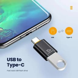 NNBILI 10A OTG USB3.0 To Type C Adapter TypeC Female to USB Male Converter Fast Charging Data Transfer For Laptop Xiaomi Samsung