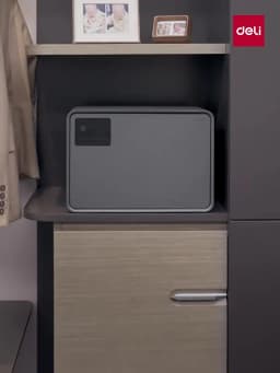 All steel fingerprint password safe New safe small automatic door safe box 20/25cm anti-theft password key safe Jewelry safe