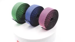 PCycling EVA Honeycomb Road Bicycle Handlebar Tape 2 Rolls 200cm x 3cm Textured Adhesive Bar Wrap with Bar End Plugs Cycling Set