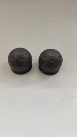Universal 50mm Tow Bar Ball Cover Cap Rubber Ball Hood Trailer Hitch Protect Towball Trailer Ball Cover Black Car Accessories