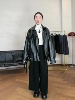 Cool and Stylish~ Motorcycle Leather Jacket Pu Trendy Retro Top Women's Short Leather Coat Autumn 2026