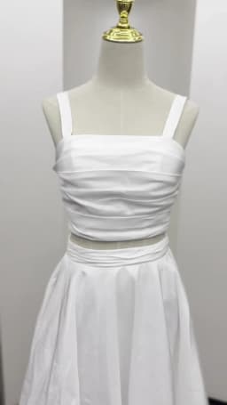 Split Style Suspender Two-piece Set Light Wedding Dress Elegant Banquet Engagement Certification Party Dress Customized