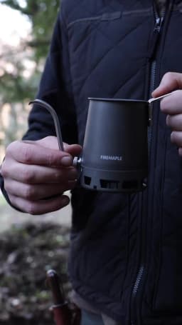Fire-Maple Petrel Pour-Over Coffee Kettle Gooseneck Spout Coffee Pots Detachable Spout Handle Portable Foldable HX Kettle