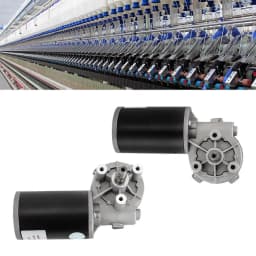 Micro DC Motor DC Gear Motor Electric Geared Motor DC Reduction Motor Self-Locking Motor Left/ Right(Selectable) 80W-24V 220RPM