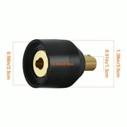 TIG Torch WP-17V 10-25 (9mm) To WP-26V 35-50 (13m) Connector Adapter For TIG Welding Torch Converter Welding Equipment Part