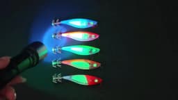 Ackibbik 5pcs/set Glow Squid Jig Lure Saltwater Octopus Lures Squid Jigs Shrimp Fishing Lure Cuttlefishg Fishing Accessories