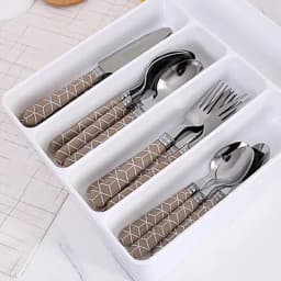 E8BD Kitchen Tools Drawer Organizer Tray Spoon Forks Cutlery Separation Finishing Rack Storage Box