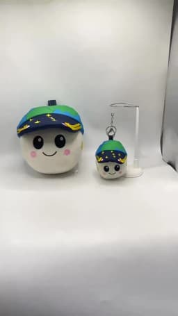 New 15cm Rise Plush Keychains Artemis 2 Plush Toys Cartoon Cute Soft Stuffed Anime Pillow Dolls For Kid Birthday Christmas Gift