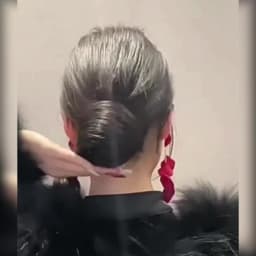 Adjustable Synthetic Bun Ponytail Wig For Women Magic Bird's Nest Shaped Hair Bun With Circle Elastic Clips Straight Donut Updo