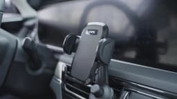 TOPK Car Phone Mount Holder, 3-Point Support 360° Rotating Extended Arm Metal Hook Superior Stability Phone Holder for Car Cars