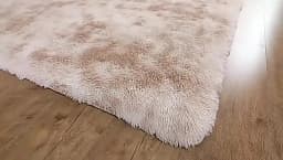 VIKAMA Long Plush Oval Area Rug Super Soft Fluffy Bedroom Bedside Rug Kids Room Nursery Dorm Floor Mat Home Decor