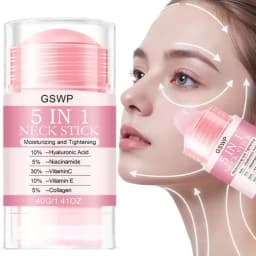 GSWP 5-in-1 Neck Lift Cream, Containing Collagen and Niacinamide, for Lifting, Firming and Anti-Wrinkle Skincare. 40g/80g