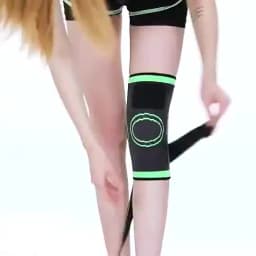 1pc Unisex Knee Support Sleeves, Suitable for Running, Hiking, Outdoor Fitness, Cycling, Breathable Sports Knee Support