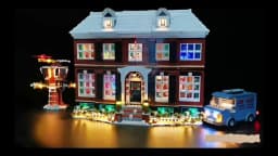 LYBMTWF LED Lighting Kit Compatible with Lego 21330 Home Alone House Building Blocks Model(NOT Include The Model Bricks)