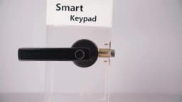 MOES Tuya Bluetooth Smart Fingerprint Door Handle Lock Electronic Password APP Remote Unlock Hotel Apartment Office Rental House