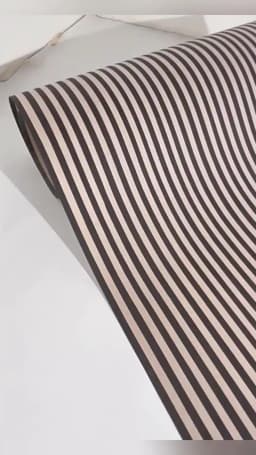 58x250cm Black and White Striped Engineered Wood Veneer Furniture Renovation Wall Paneling DIY Crafts Decorative Surface Sheets