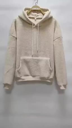 New Autumn Winter Clothes Thick Warm Coat Velvet Cashmere Women Hoody Sweatshirt Casual Tops Lady Loose Apricot Be Fun Pullover