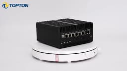 Topton Solid Firewall Mini PC Ultra 9 185H 7 155H 4x/2x 10G SFP 6*2.5G LAN Intel VPro Thunderbolt 4 2xNVMe Proxmox Home Server