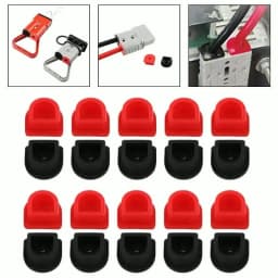20Pcs 50A For Anderson Connector Cable Kits Plastic Connector Weatherproof Dustproof Cable Insert Cover Sealing Cap Accessories