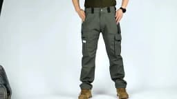 New Tactical Work Pants Men Casual Outdoor Waterproof Cargo Trousers 2/1Pcs Multi-pocket Wear-Resistant Outdoor Training Trouser