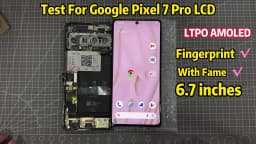 6.7'' Super AMOLED For Google Pixel 7 Pro GP4BC Lcd Display Digital Touch Screen Replacement For Google Pixel 6 Pro GLUOG Screen
