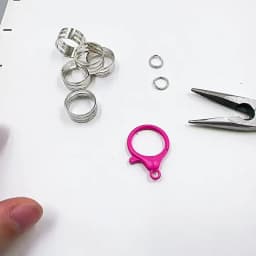 1Pc Stainless Steel Opening Jump Ring 18mm Round Circle Bead Plier Closed Finger Jewelry Tools for DIY Jewelry Making Tool
