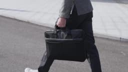 MARK RYDEN Multi-purpose Laptop Briefcase Water Repellent Commuter Bag with Trolley Sleeve