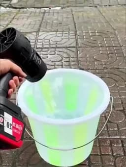 Powerful Air Blower Turbo Fan with Thrust 550g to Cleaning Fallen Leaves, Snow and Sand with 21V Makita-Style Battery