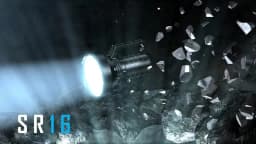 IMALENT SR16 Tactical Flashlight 55000 Lumen Super Bright Searchlight CREE XHP50.3 HI LED Rechargeable Lantern for Defense Torch